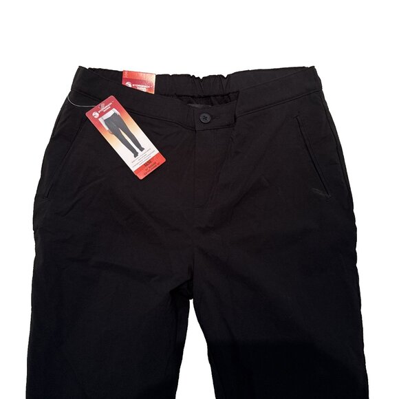 Storm Pack Windproof Pants Microfleece Lined Thermal Snow Ski Black Size Medium - Picture 3 of 6
